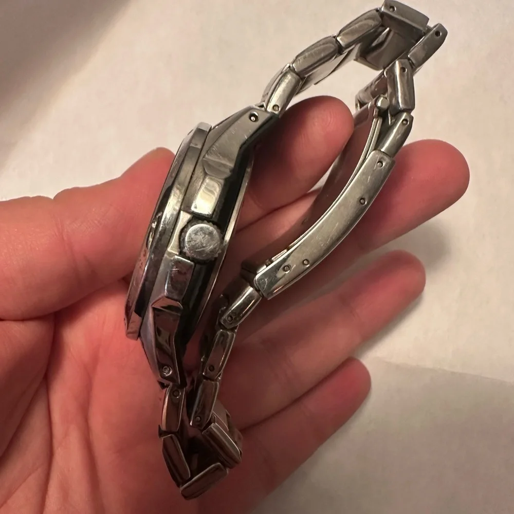 Fossil AM-4089 stainless steel watch